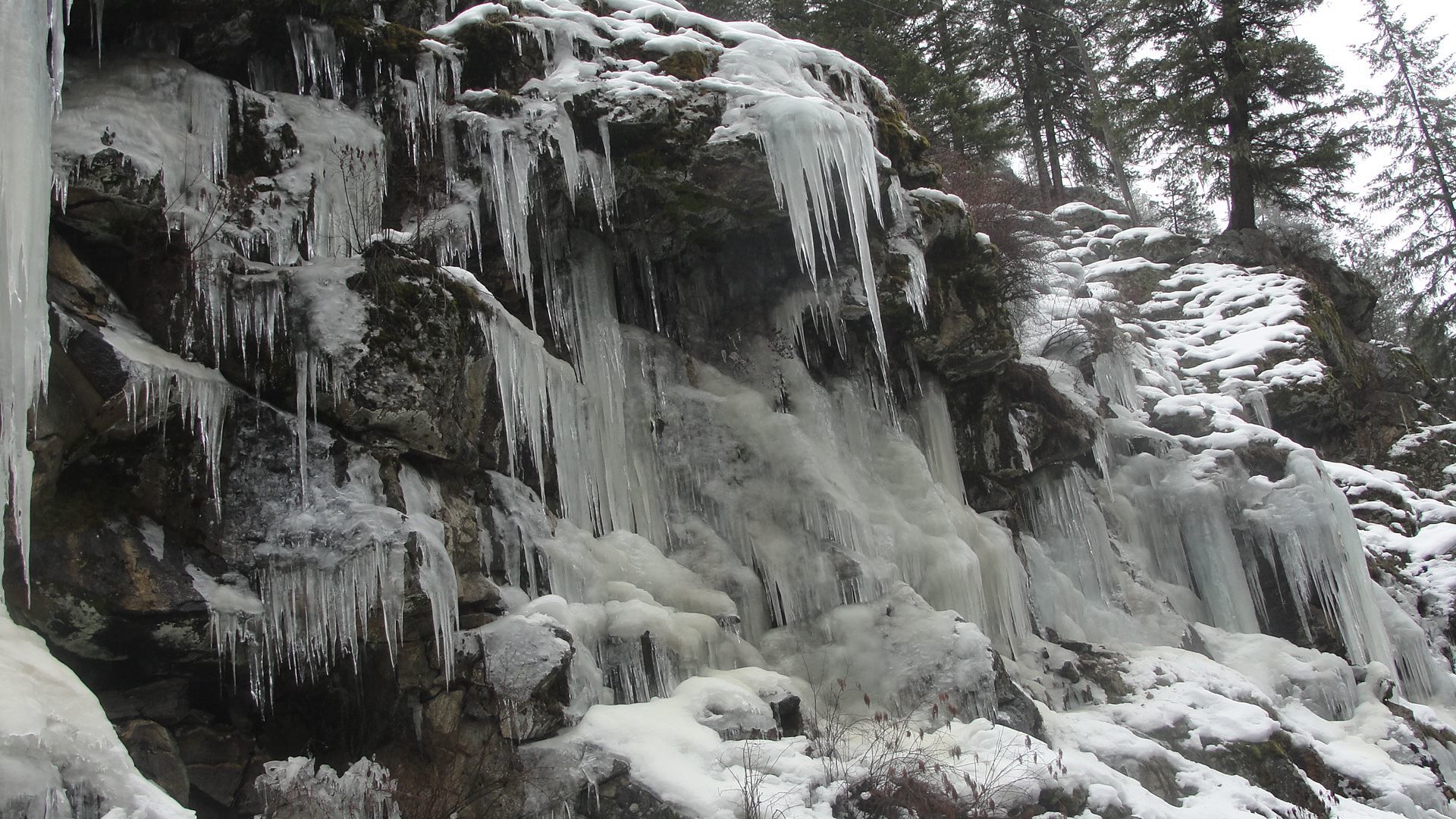 Elk City ice falls